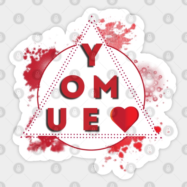 You And Me In Love Sticker by Persius Vagg